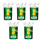 Sacos de Lixo Coleta Seletiva Amarelo 100 L METAIS C/5 PCTS