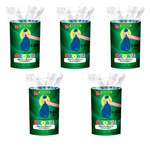 Sacos Lixo Coleta Seletiva Azul 100 L Papel/Papelão c/5 pcts